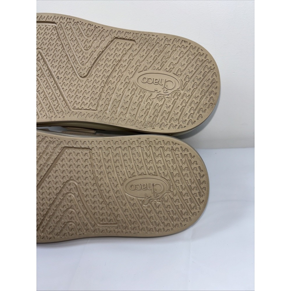 Chaco Cream Platform Slide Sandals - Picture 13 of 16